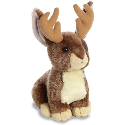 Aurora® Adorable Flopsie™ Jack A Lope Stuffed Animal - Playful Ease - Timeless Companions - Brown 12 Inches