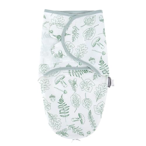 Baby Swaddle Blanket Boy Girl,Super Soft Material Newborn Adjustable Swaddles for 0-3 Months,2-Way Zipper Sleep Sack 1 Pack