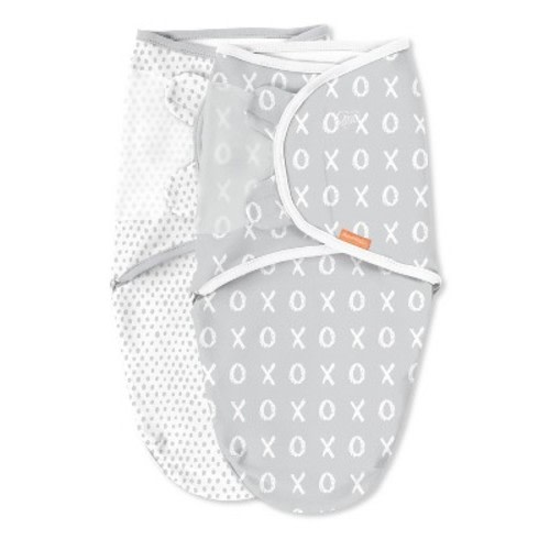 SwaddleMe Original Swaddle with Easy Change - Kiss Ya 0-3M S/M 2pk