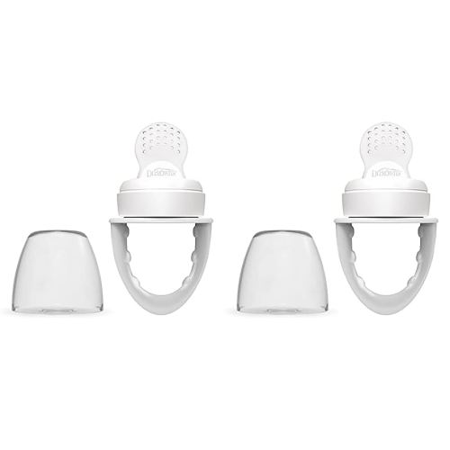 Dr. Brown's Designed to Nourish, Fresh Firsts Silicone Feeder, Grey, One Size (Pack of 2)