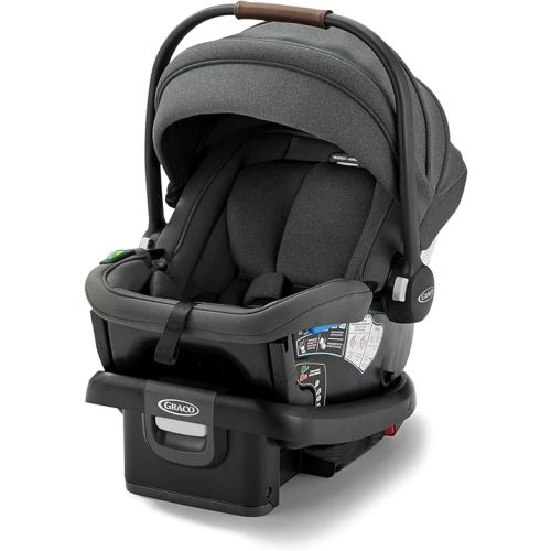 Graco Gomax Infant Car Seat, Ace, Lightweight, Reclining Rear Facing Car Seat Installs Without a Base