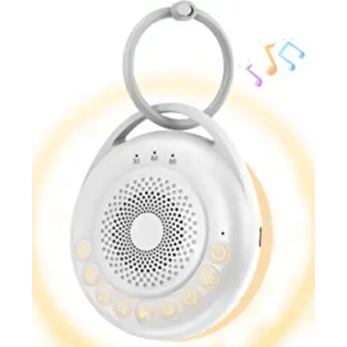Portable Sound Machine Baby, Travel White Noise Machine Baby with USB Rechargeable, Sound Machine for Sleeping