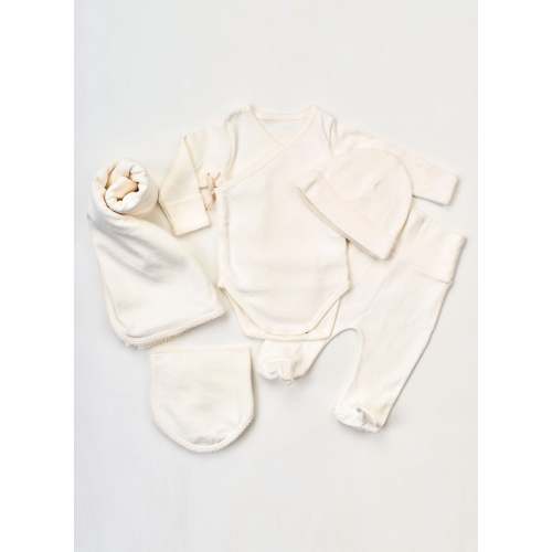 Welcome Baby Pointelle 5 Piece Set