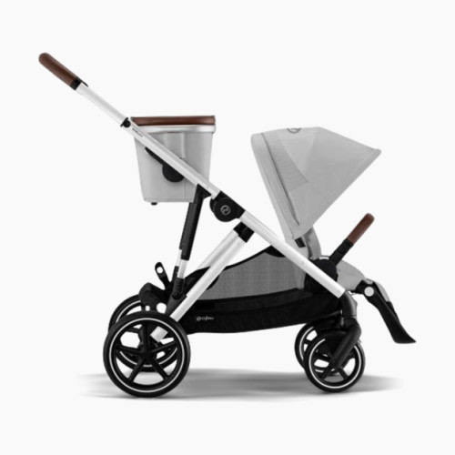 Cybex Gazelle S 2 Single to Double Stroller - Lava Grey/Silver Frame