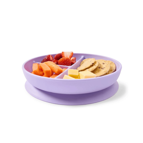 Suction Divided Plate - Assorted - Assorted - One Size