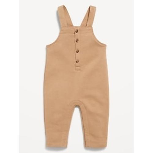 Fleece Button-Front Overalls for Baby | Old Navy