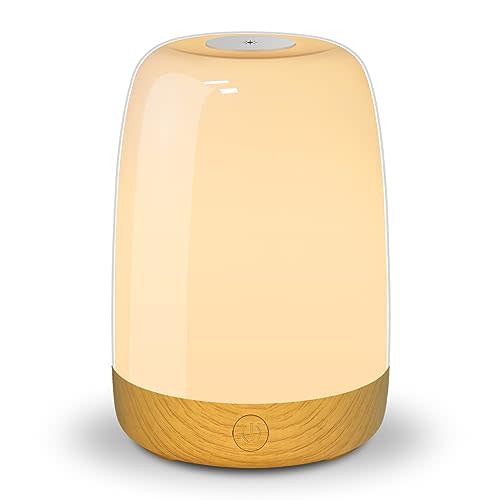 Dremkit Night Light,Nursery Night Light for Baby,Rechargeable Kids Nightlight,Touch Night Lamp for Breastfeeding,Newborn and Toddlers Bedrooms,Wood Grain