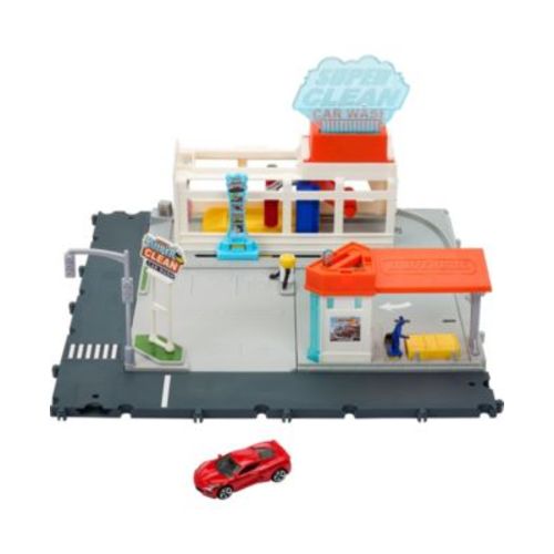 Buy Matchbox Cars Playsets, Super Clean Carwash with 1 Matchbox Car | Toys"R"Us