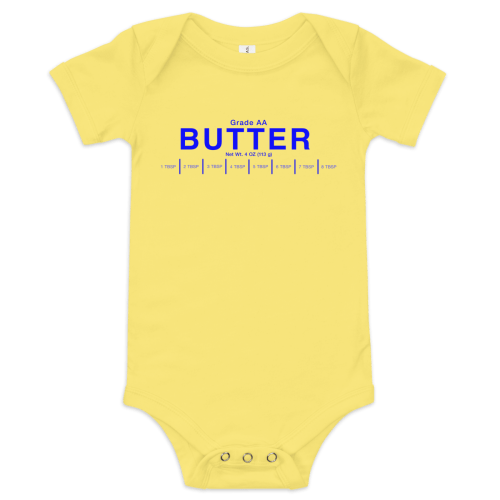Butter Stick Baby Onesie 🧈 – Polychrome Goods