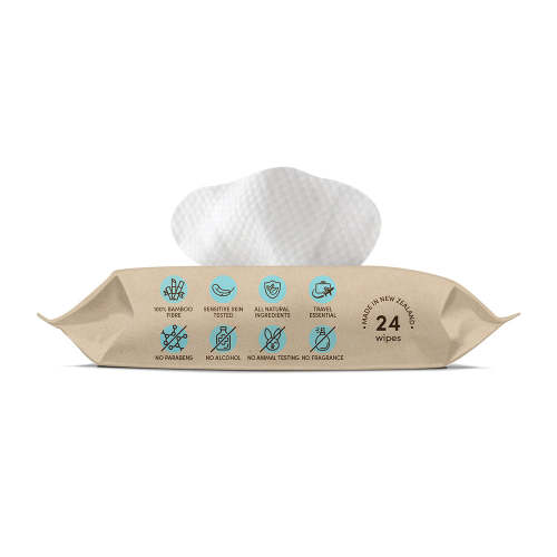 Terra Baby Wipes NZ Water - 240 Wipes