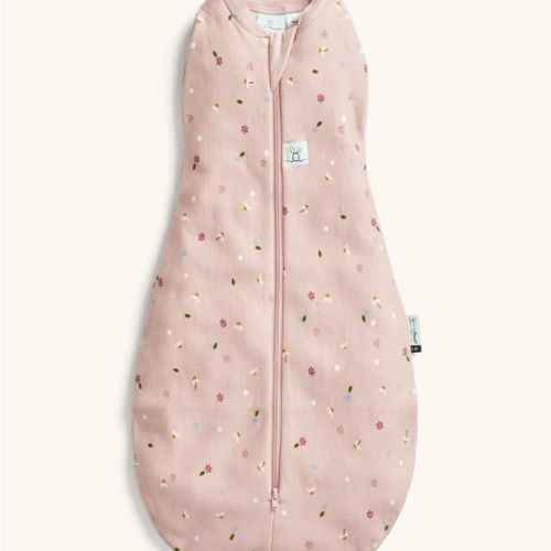 Cocoon Swaddle Sack 1.0 TOG Daisies (Pink) (0-3 M)