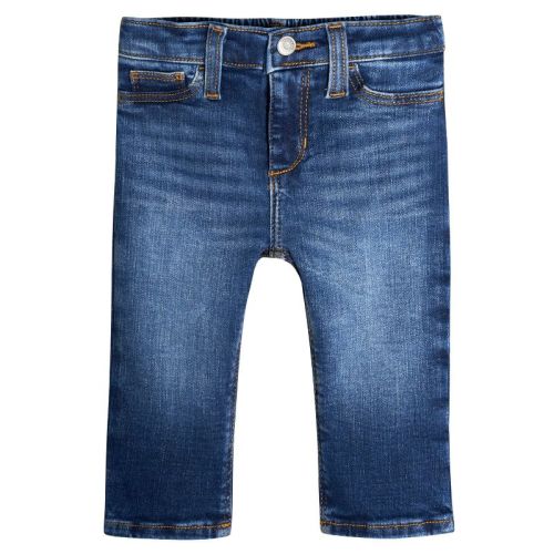 Gerber Infant Denim Straight Fit With Elastic Back, Blue, 0-3 Months