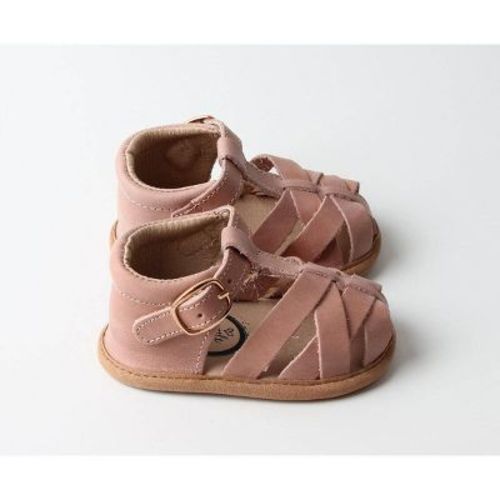 Little Love Bug Company Closed Toe Sandal Desert Sand Size 2