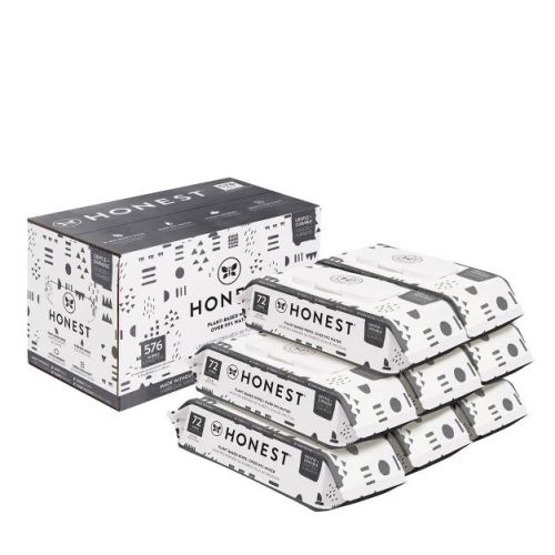 The Honest Company Plant-Based Baby Wipes Pattern Play (Select Count)