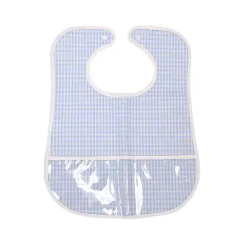 TRVL Mist Gingham Clean Up Bib