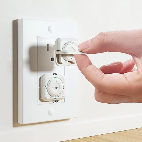 Outlet Covers Baby Proofing (32 Pack) with Hidden Pull Handle