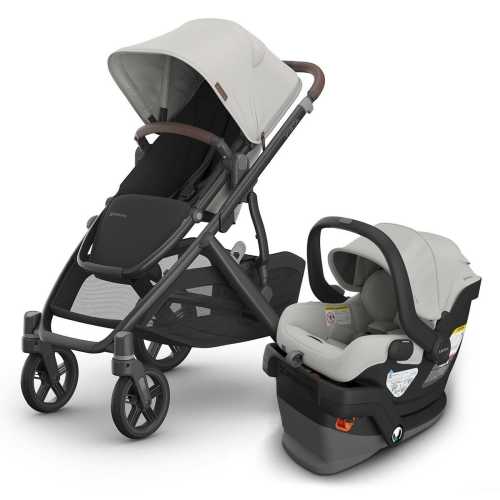 UPPAbaby Vista V3 + Mesa V3 Travel System Bundle - Savannah / Savannah