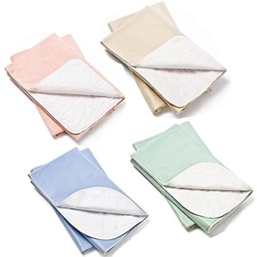 Washable Bed Pads Chair Pads / Incontinence Small Underpad - 18x24 - 4 Pack