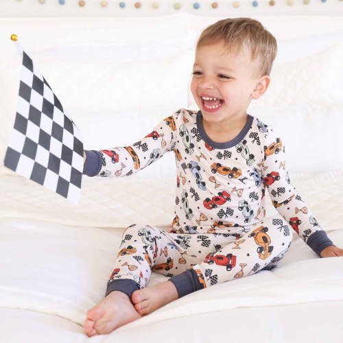 Pit Crew Two Piece Pajama Set