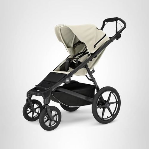 Thule Urban Glide 4-Wheel Single Child All-Terrain Stroller, Full-Suspension System, Air-Filled Tires, Upright seat with Adjustable Recline and Built-in Leg Rest, Baby Stroller