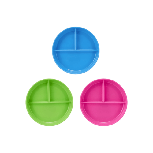 Suction Divided Plate - Assorted