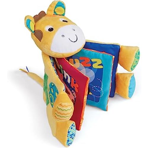 Kidoozie Farm Friends Crinkle Book Toy - A Fun and Educational Toy for Your Little One Ages 3 to 18 Months - Machine Washable - Encourages Sensory Exploration and Early Learning!