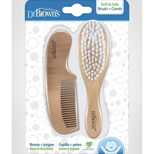 Dr. Brown's Soft and Safe Baby Brush + Comb