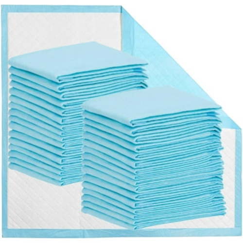 Buyockss Disposable Incontinence Pads 40 Count 32" x 36" Quilted Underpad Premium Absorbency 1000ML