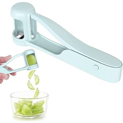 WhiteRhino Grape Cutter Grape Slicer for Toddlers Baby,Grape Cherry Tomato Strawberry Cutter Quarter Slicer tool For Vegetable Fruit Salad Cake Decoration,Stainless Steel kitchen Gadget Fruit Slicer
