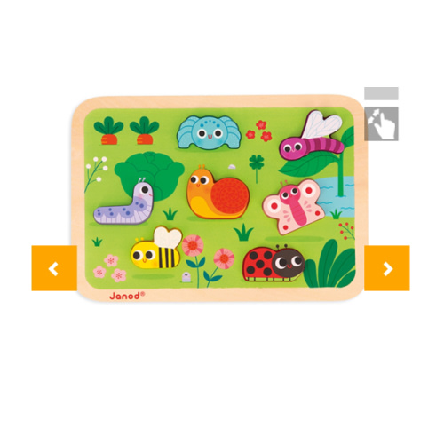 Chunky Wooden Garden Puzzle