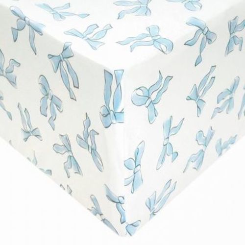 Copper Pearl Premium Crib Sheet - Daphne Bows
