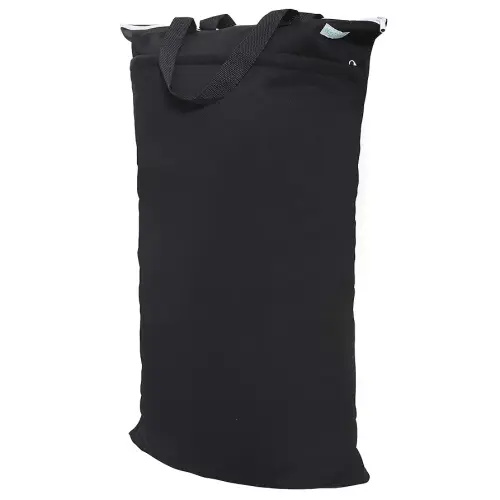 wegreeco Large Reusable Hanging Wet Dry Cloth Diaper Bag (Black)