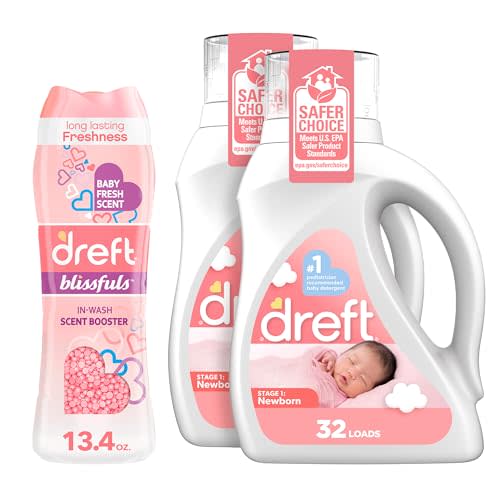 Dreft Newborn + Blissfuls Bundle 2pack 46 oz, 13.4 oz