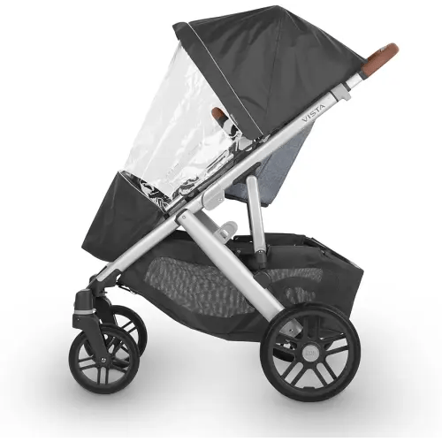 UPPAbaby Performance Rain Shield for Vista and Cruz Strollers / Waterproof and Windproof Coverage / Ventilated Design / Quick Attachment / Easy Access to Child