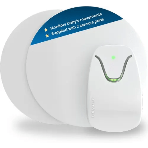 Babysense 7 Baby Sleep Breathing Movement Monitor for Newborn and Infants, No WiFi, Non Wearable, Non Contact Monitor with 2 Under-Mattress Sensors for Full Crib Coverage, FSA Baby Monitor