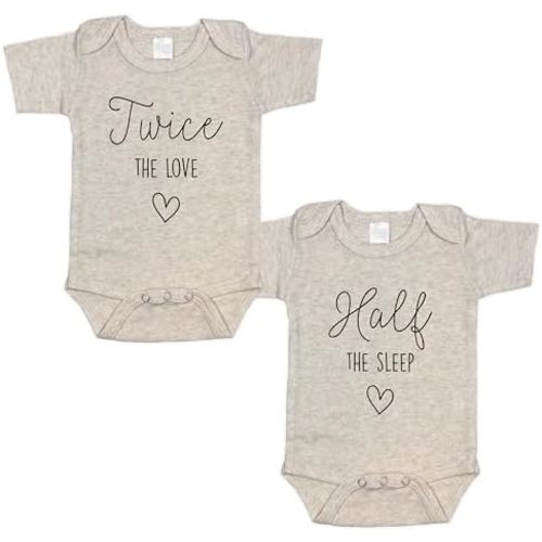 Twice The Love Half The Sleep Twin Pregnancy Announcement Surprise