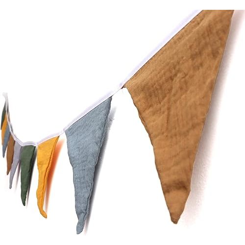 Pennant Banner Flags,Infant and toddler room decoration pennant,for Nursery Decor Baby Birthday Boho Wedding Shower Party Event (Pennant Banner Flags)