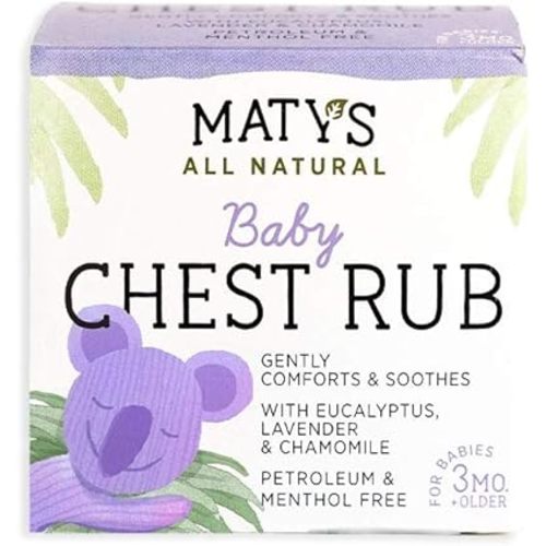 Maty's All Natural Baby Chest Rub, 1.5 oz (Bundle of 2)
