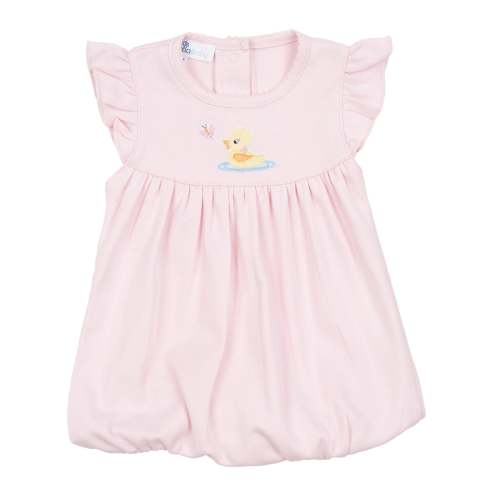 Magnolia Baby Girl Darling Ducklings Bubble - Pink (3 month)