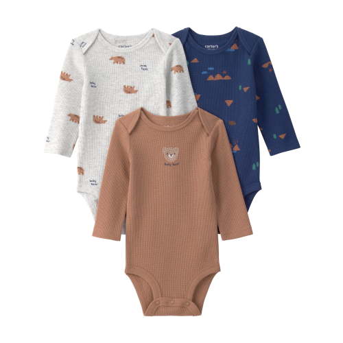 Carter's Child of Mine Baby Bodysuits, 3-Pack, Preemie-18 Months