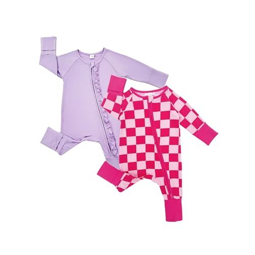 Bow Dream Baby Girl Romper Jumpsuit Bamboo Rayon Baby Clothes Boys & 2 Way Zipper Outfit Baby Clothes for Girls