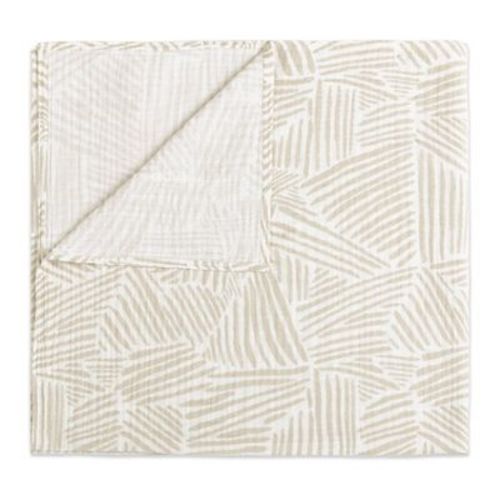 Babyletto Oat Stripe Muslin Swaddle Blanket