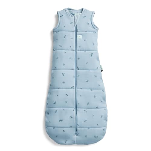 ergoPouch 1.0 Tog Jersey Sleeping Bag  Arms-Out Baby Sleep Sack  Soft, Breathable & Comfortable (8-24 Months, Dragonflies)