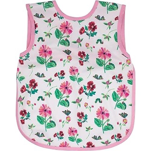 BapronBaby Eric Carle Bapron - No Neck Tie Safer Bib - Baby & Toddler - Soft Waterproof - PVC, BPA & Phthalate Free - 6m+