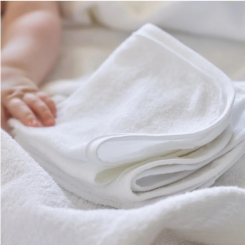 Honest Baby Clothing 10-Pack Organic Cotton Baby Terry Wash Cloths - White, Os
