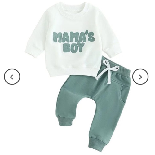 18-24m Mama's Boy Long Sleeve 2-Piece OutfitSet – The Trendy Toddlers