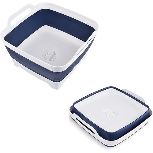 Dishpan for Washing Baby Bottles -Navy Blue