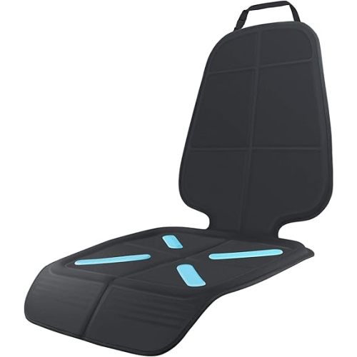 Car Seat Protector for Baby Child Car Seats, Shynerk Auto Seat Cover Mat for Under Carseat to Protect Automotive Vehicle Leather and Cloth Upholstery - Waterproof and Dirt Resistant