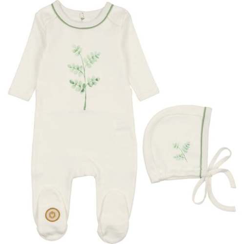 Stem Stitch Gift Set, Ivory and Sage - Mon Tresor Bebe | Maisonette