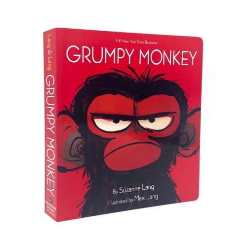 Grumpy Monkey - by Suzanne Lang (Board Book)